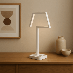 Artdelight Led Design tafellamp – dimbaar in 3 standen – wit