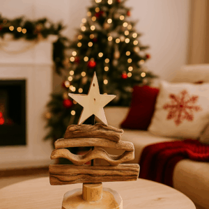 Houten Kerst decoratie – Kerstboom – klein
